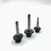 Steel Self-Drilling Screw P4 #14-14X45 Ral 9002 Hex Head EPDM Bonded Washer