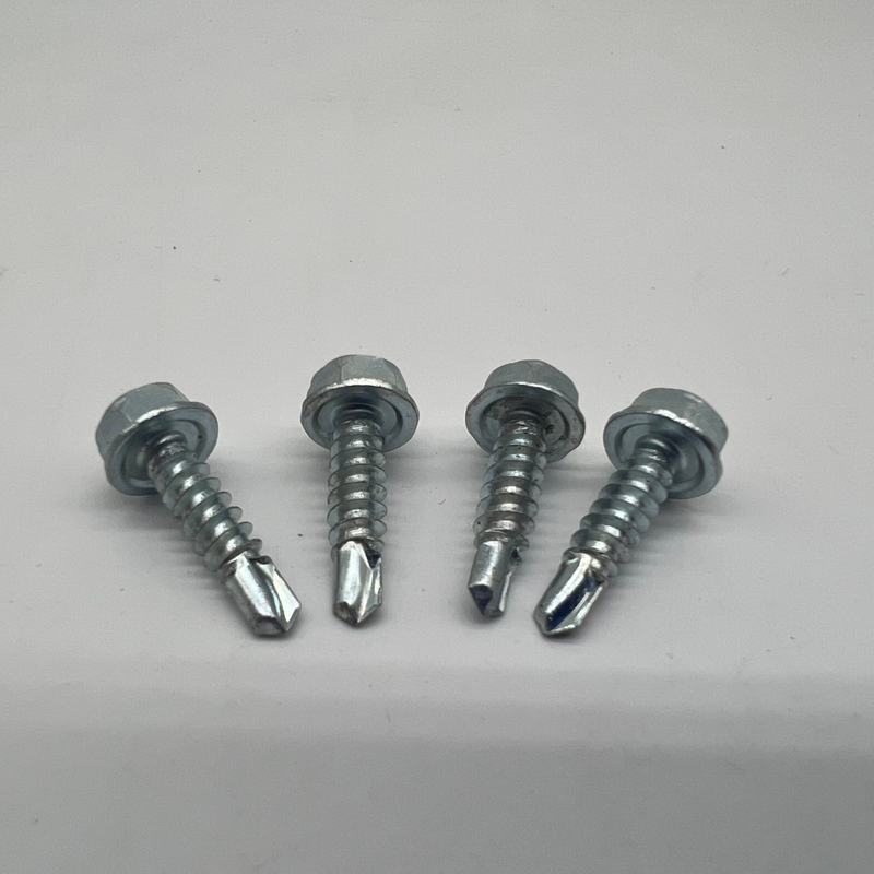 DIN7504K Hex Head Drilling Screws with Tapping Screw Thread with Collar