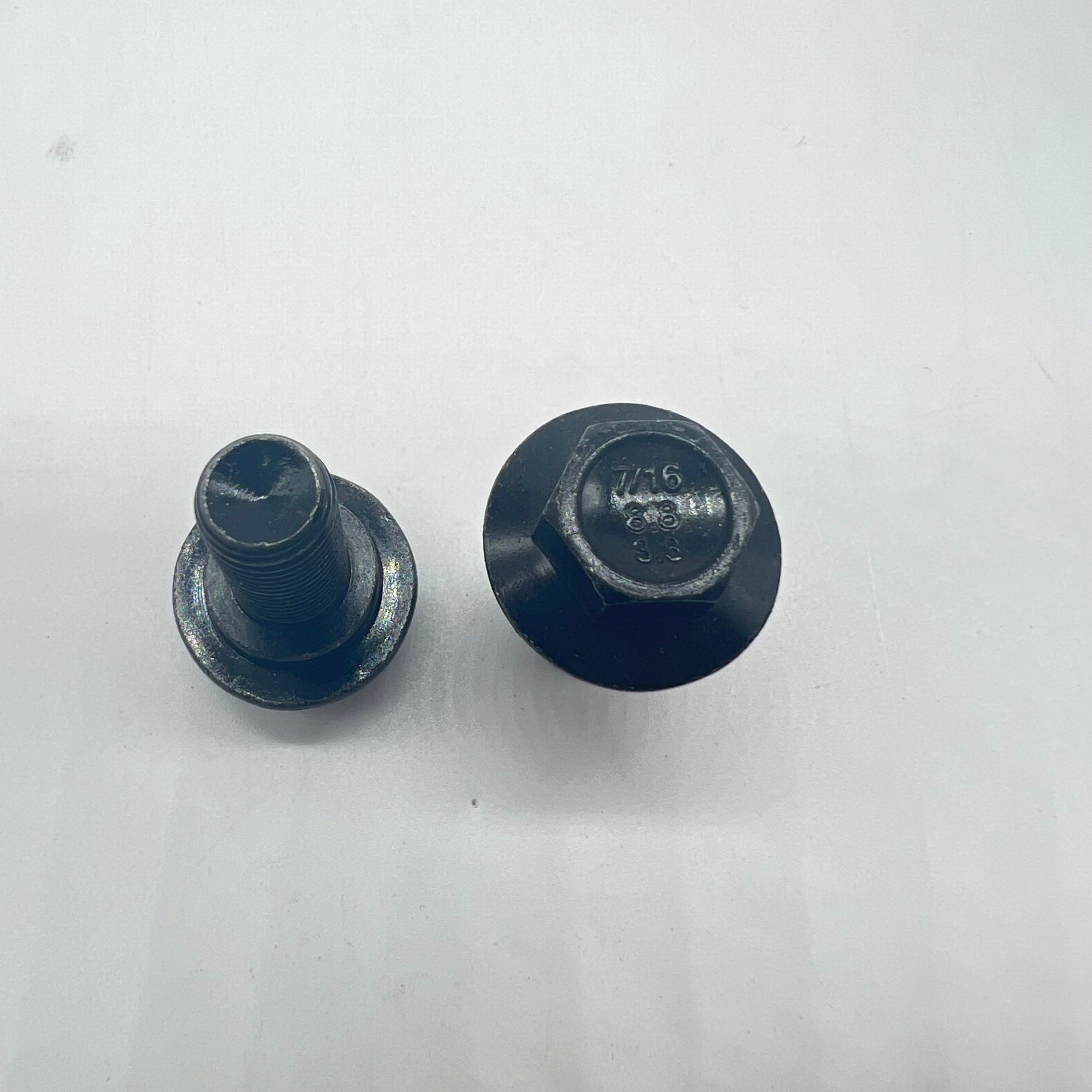 Seat Belt Bolt 7/16-20 Black Zinc Cr3+