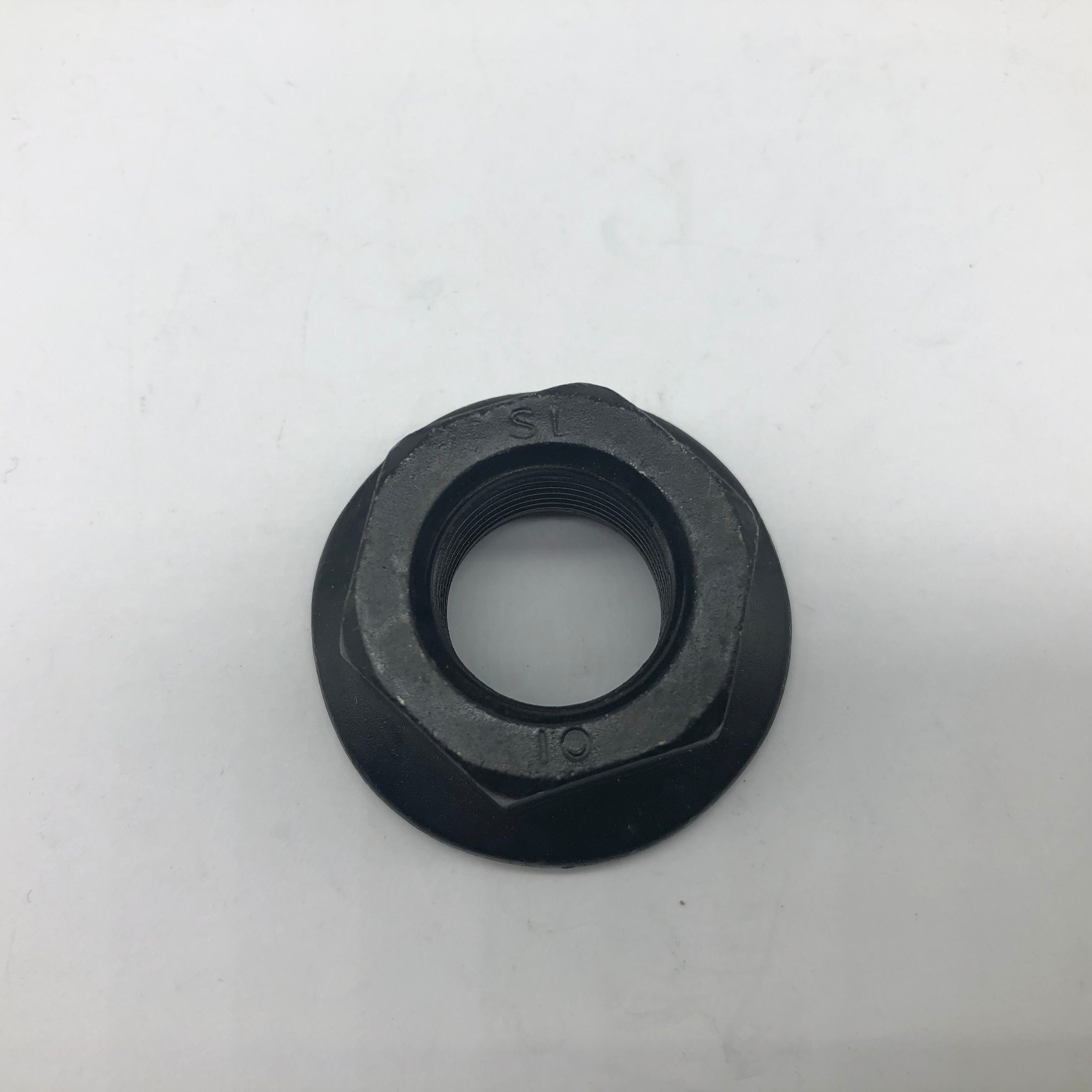 M18X1.25 Flange Nut DIN6923 Cl10 Black Zinc Flake Coating