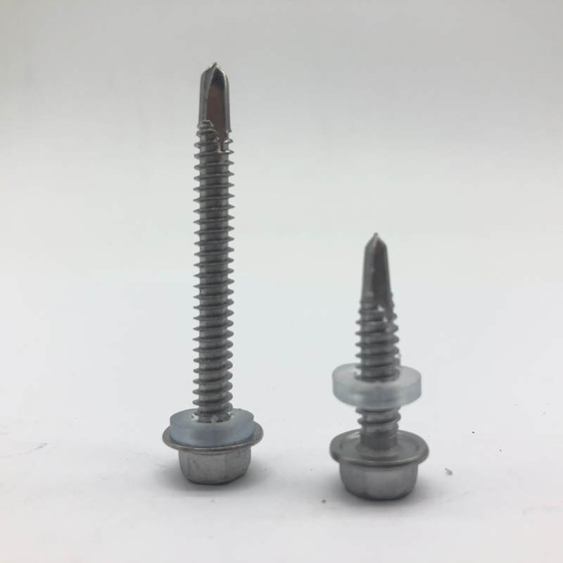 DIN7504K Ss410 Drilling Screw with Plastic Washer