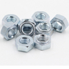 Hex Press Nut Trivalent Zinc Plating Slanted Knurling