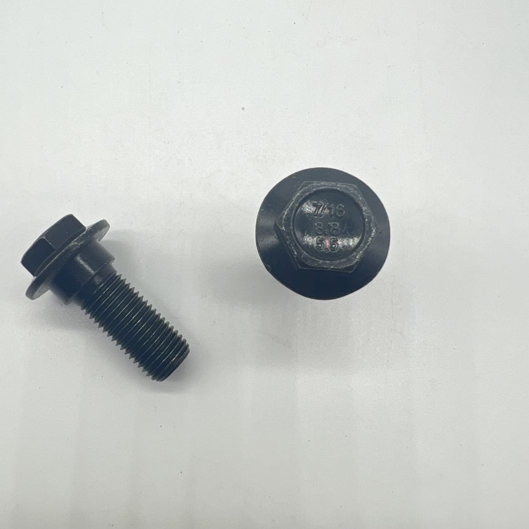 Seat Belt Bolt Flange Bolt Black Zinc
