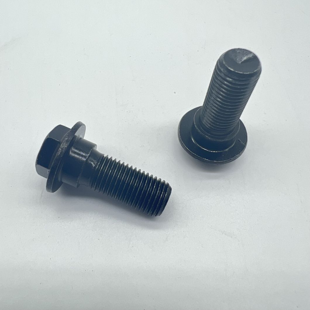 Seat Belt Bolt Flange Bolt Black Zinc